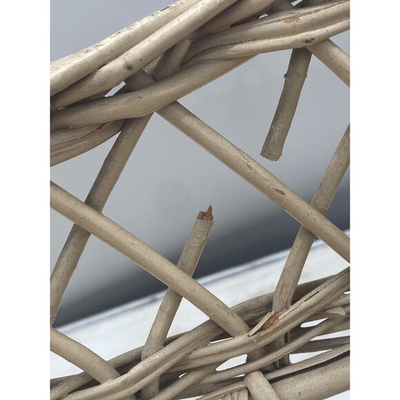 Antique WICKER Infant Baby Scale Metal With Original BASKET Shabby Chic Nursery - Picture 6 of 16